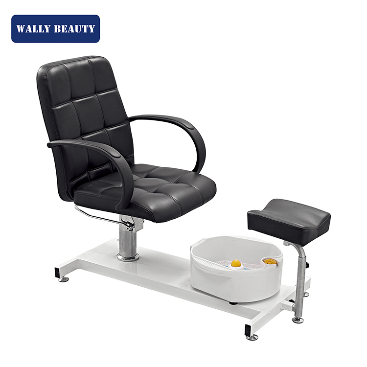 Wally Beauty Spa Joy Pedicure Chair & Foot Massage Basin (Black) - Professional Spa Equipment at Tessla Equipment Store